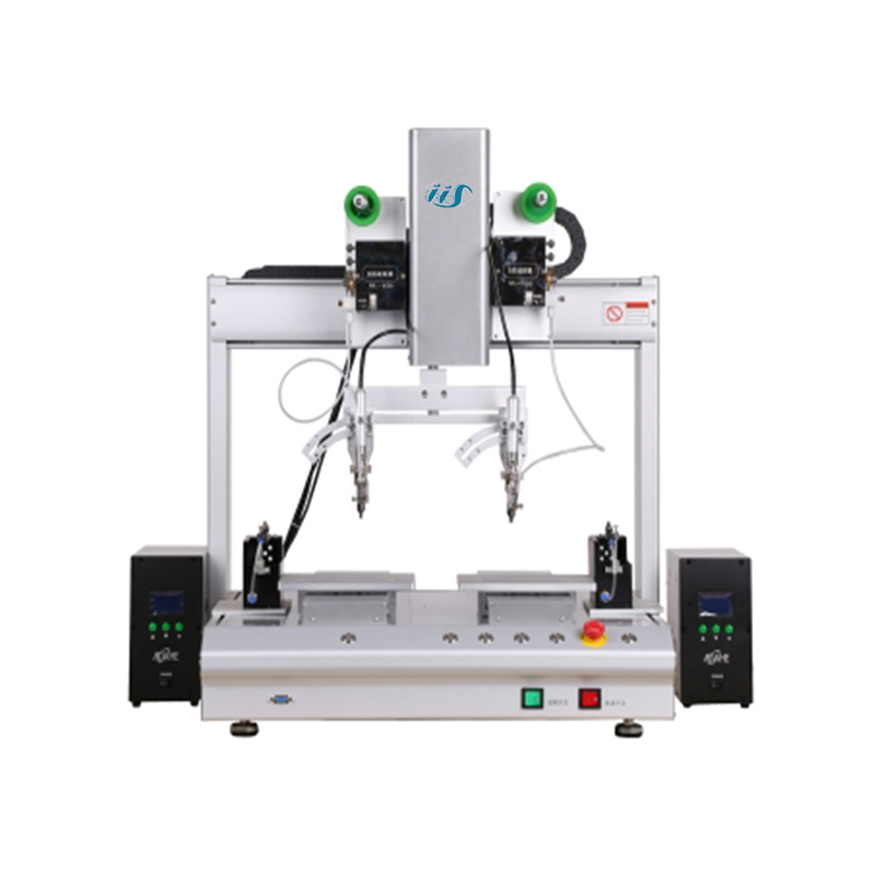 双头双平台主动焊锡机
